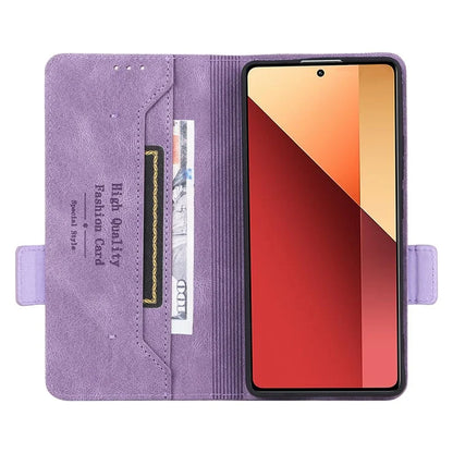 For Xiaomi Redmi Note 13 Pro 4G / Poco M6 Pro 4G Case PU Leather Folio Wallet Phone Cover