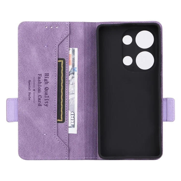 For Xiaomi Redmi Note 13 Pro 4G / Poco M6 Pro 4G Case PU Leather Folio Wallet Phone Cover