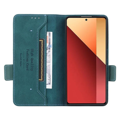 For Xiaomi Redmi Note 13 Pro 4G / Poco M6 Pro 4G Case PU Leather Folio Wallet Phone Cover