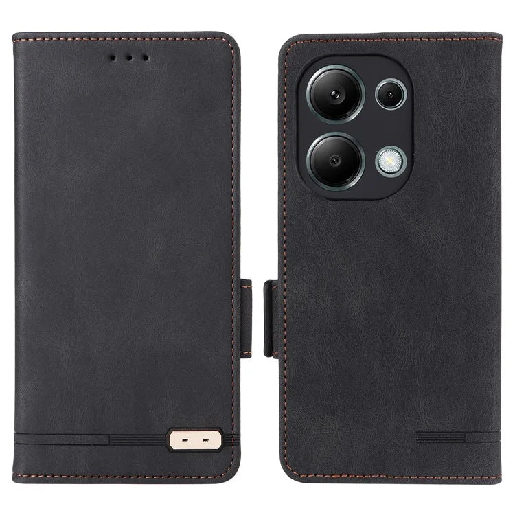 For Xiaomi Redmi Note 13 Pro 4G / Poco M6 Pro 4G Case PU Leather Folio Wallet Phone Cover