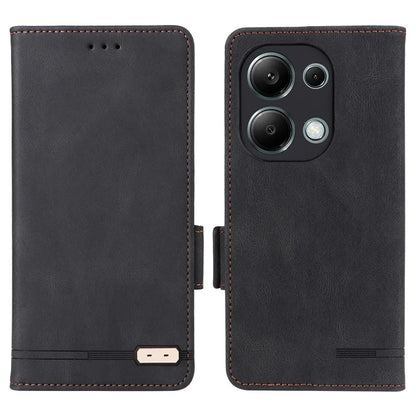 For Xiaomi Redmi Note 13 Pro 4G / Poco M6 Pro 4G Case PU Leather Folio Wallet Phone Cover
