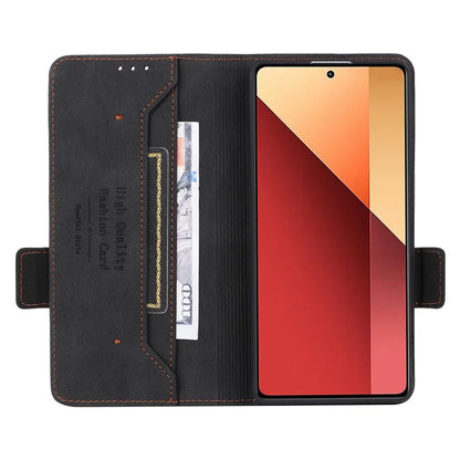 For Xiaomi Redmi Note 13 Pro 4G / Poco M6 Pro 4G Case PU Leather Folio Wallet Phone Cover