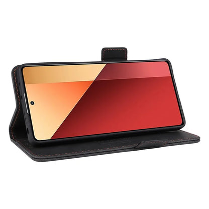 For Xiaomi Redmi Note 13 Pro 4G / Poco M6 Pro 4G Case PU Leather Folio Wallet Phone Cover