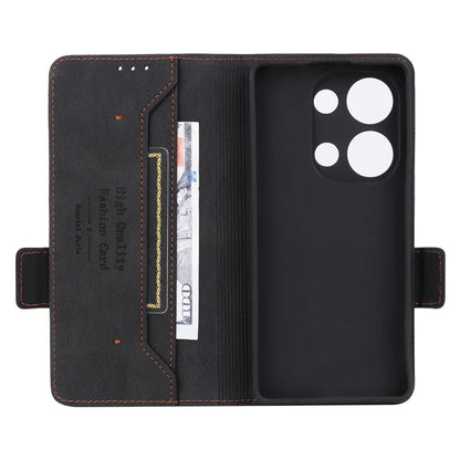 For Xiaomi Redmi Note 13 Pro 4G / Poco M6 Pro 4G Case PU Leather Folio Wallet Phone Cover