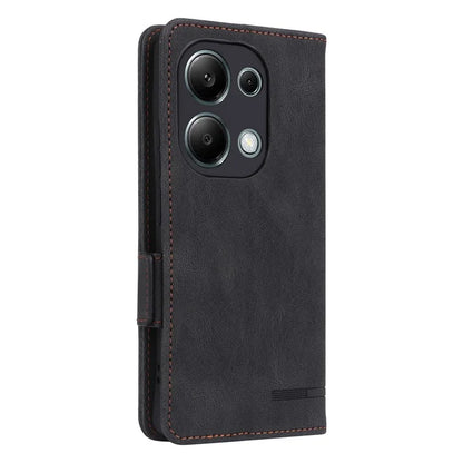 For Xiaomi Redmi Note 13 Pro 4G / Poco M6 Pro 4G Case PU Leather Folio Wallet Phone Cover