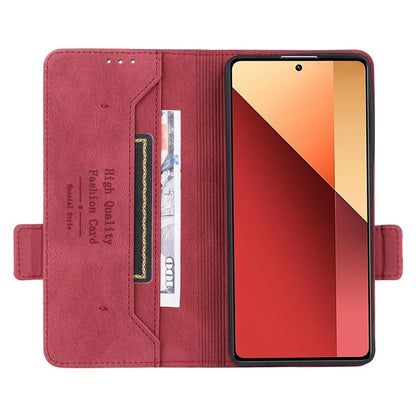 For Xiaomi Redmi Note 13 Pro 4G / Poco M6 Pro 4G Case PU Leather Folio Wallet Phone Cover