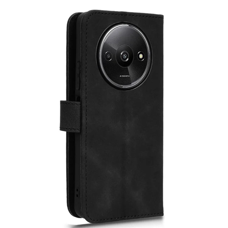 For Xiaomi Redmi A3 Case PU Leather Skin Touch Feeling Wallet Phone Cover