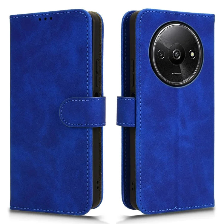 For Xiaomi Redmi A3 Case PU Leather Skin Touch Feeling Wallet Phone Cover