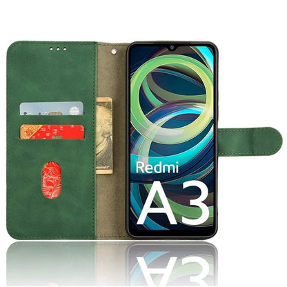 For Xiaomi Redmi A3 Case PU Leather Skin Touch Feeling Wallet Phone Cover