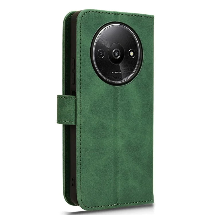 For Xiaomi Redmi A3 Case PU Leather Skin Touch Feeling Wallet Phone Cover