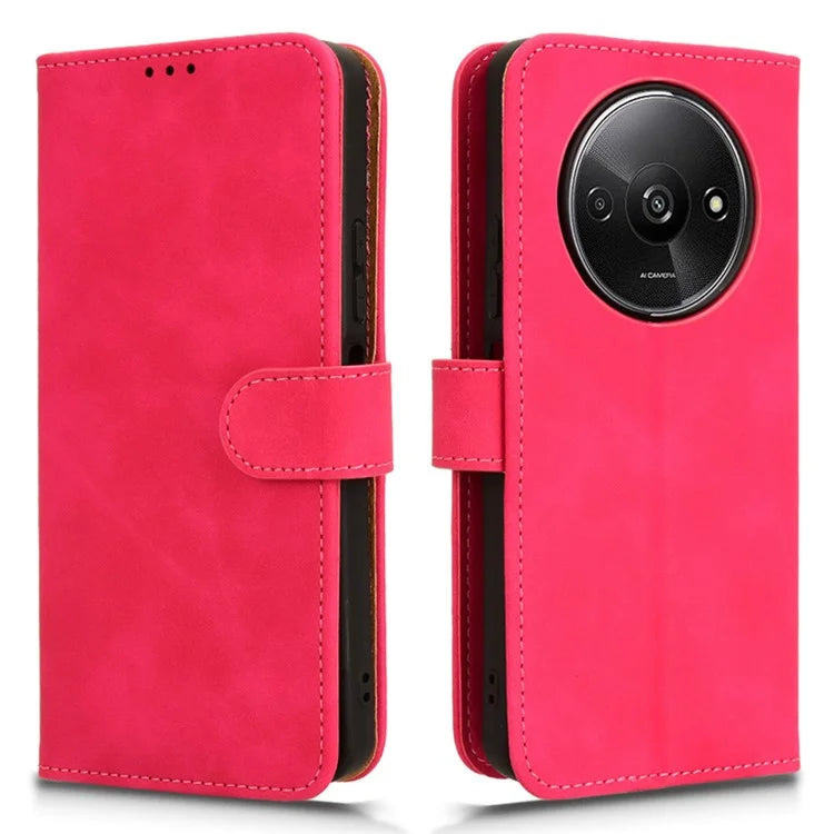 For Xiaomi Redmi A3 Case PU Leather Skin Touch Feeling Wallet Phone Cover
