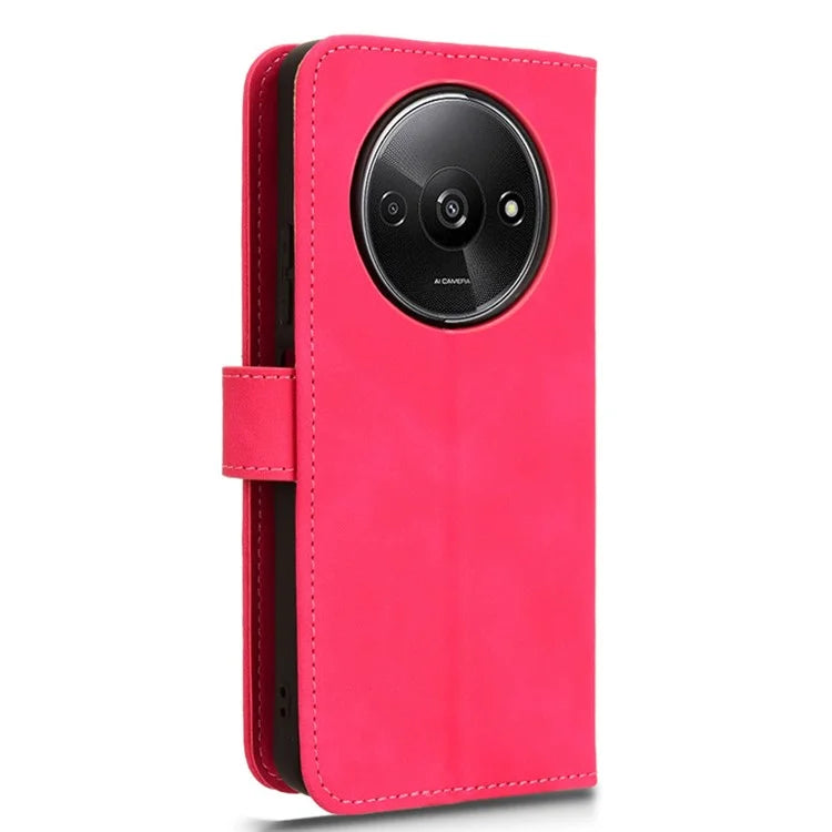 For Xiaomi Redmi A3 Case PU Leather Skin Touch Feeling Wallet Phone Cover