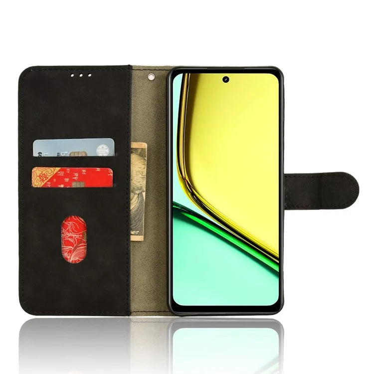 For Realme C67 4G Case Flip PU Leather Folding Stand Wallet Phone Cover