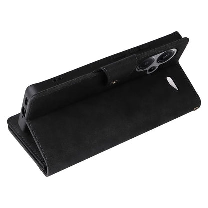 For Xiaomi Redmi Note 13 Pro+ 5G Case Rivet Decor PU Leather Wrist Strap Phone Cover
