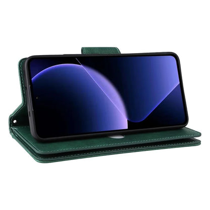 For Xiaomi 13T / 13T Pro / Redmi K60 Ultra Case Zipper Pocket PU Leather Phone Cover with Wrist Strap