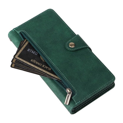 For Xiaomi 13T / 13T Pro / Redmi K60 Ultra Case Zipper Pocket PU Leather Phone Cover with Wrist Strap