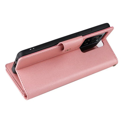 For Xiaomi 13T / 13T Pro / Redmi K60 Ultra Case Zipper Pocket PU Leather Phone Cover with Wrist Strap