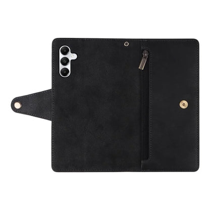 For Samsung Galaxy A05s 4G Case Folio PU Leather Flip Phone Cover with 9 Card Slots Stand