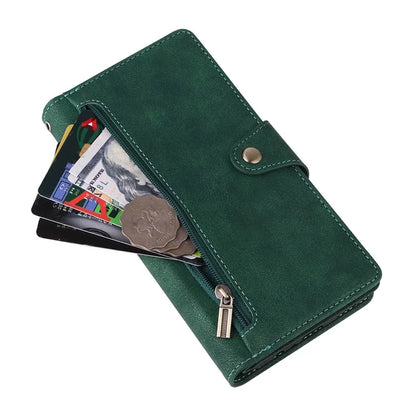 For Samsung Galaxy A05s 4G Case Folio PU Leather Flip Phone Cover with 9 Card Slots Stand
