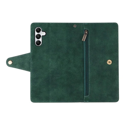 For Samsung Galaxy A05s 4G Case Folio PU Leather Flip Phone Cover with 9 Card Slots Stand