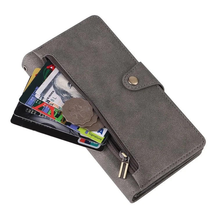 For Samsung Galaxy A05s 4G Case Folio PU Leather Flip Phone Cover with 9 Card Slots Stand