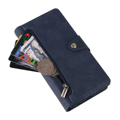 For Samsung Galaxy A05s 4G Case Folio PU Leather Flip Phone Cover with 9 Card Slots Stand