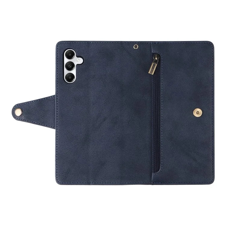For Samsung Galaxy A05s 4G Case Folio PU Leather Flip Phone Cover with 9 Card Slots Stand