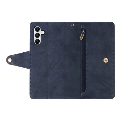 For Samsung Galaxy A05s 4G Case Folio PU Leather Flip Phone Cover with 9 Card Slots Stand