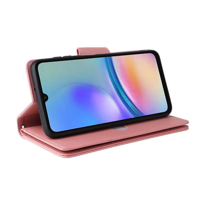 For Samsung Galaxy A05s 4G Case Folio PU Leather Flip Phone Cover with 9 Card Slots Stand