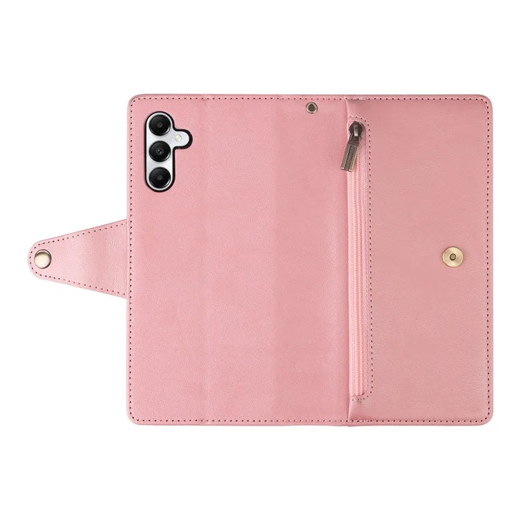 For Samsung Galaxy A05s 4G Case Folio PU Leather Flip Phone Cover with 9 Card Slots Stand