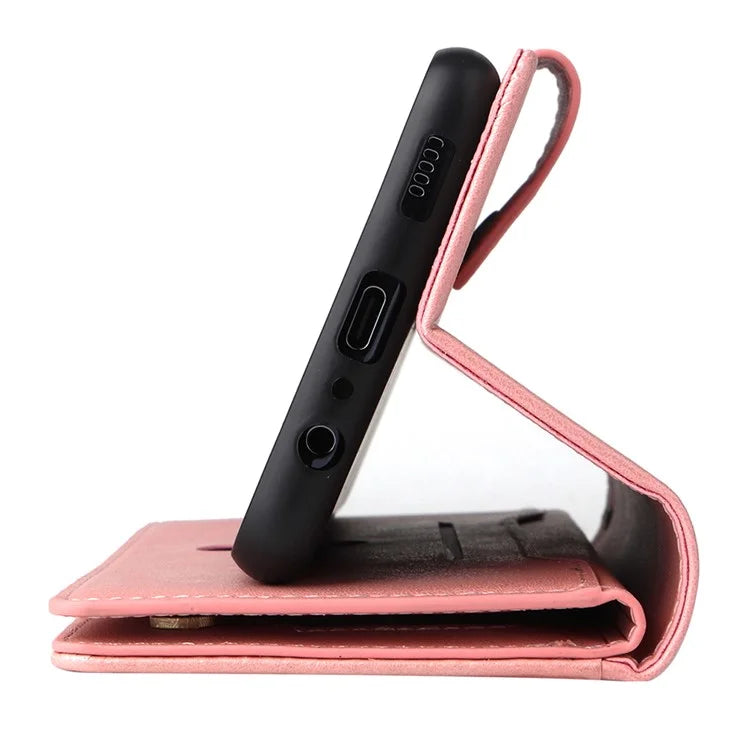 For Samsung Galaxy A05s 4G Case Folio PU Leather Flip Phone Cover with 9 Card Slots Stand