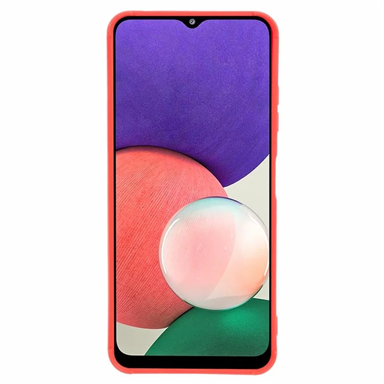 For Samsung Galaxy A22 5G (EU Version) / A22S / F42 5G Case Down Jacket TPU Phone Cover