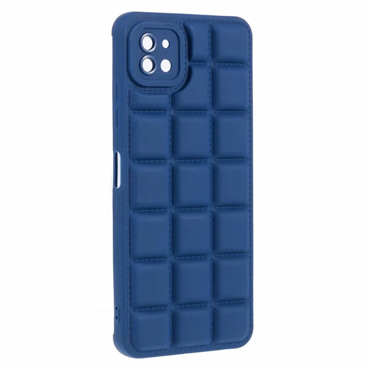 For Samsung Galaxy A22 5G (EU Version) / A22S / F42 5G Case Down Jacket TPU Phone Cover