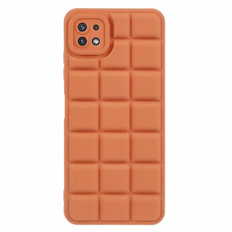 For Samsung Galaxy A22 5G (EU Version) / A22S / F42 5G Case Down Jacket TPU Phone Cover