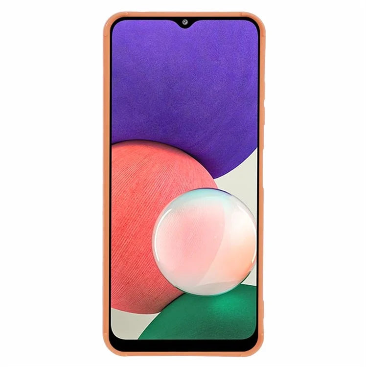 For Samsung Galaxy A22 5G (EU Version) / A22S / F42 5G Case Down Jacket TPU Phone Cover