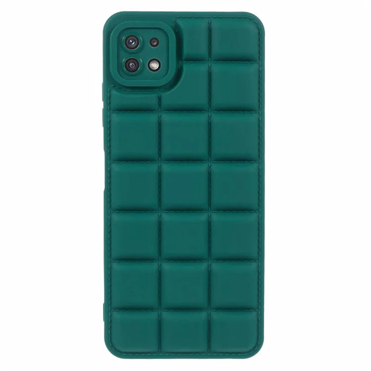 For Samsung Galaxy A22 5G (EU Version) / A22S / F42 5G Case Down Jacket TPU Phone Cover