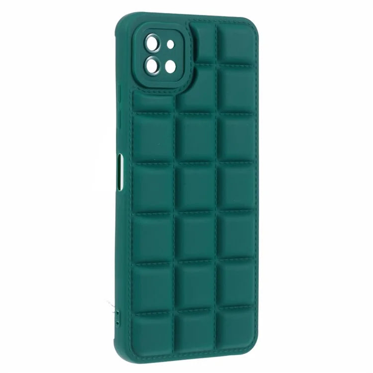 For Samsung Galaxy A22 5G (EU Version) / A22S / F42 5G Case Down Jacket TPU Phone Cover