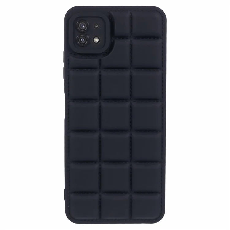 For Samsung Galaxy A22 5G (EU Version) / A22S / F42 5G Case Down Jacket TPU Phone Cover