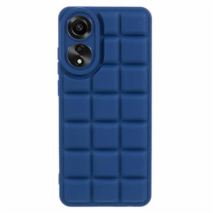 For Oppo A78 4G Protective Case Down Jacket TPU Phone Back Cover