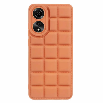 For Oppo A78 4G Protective Case Down Jacket TPU Phone Back Cover
