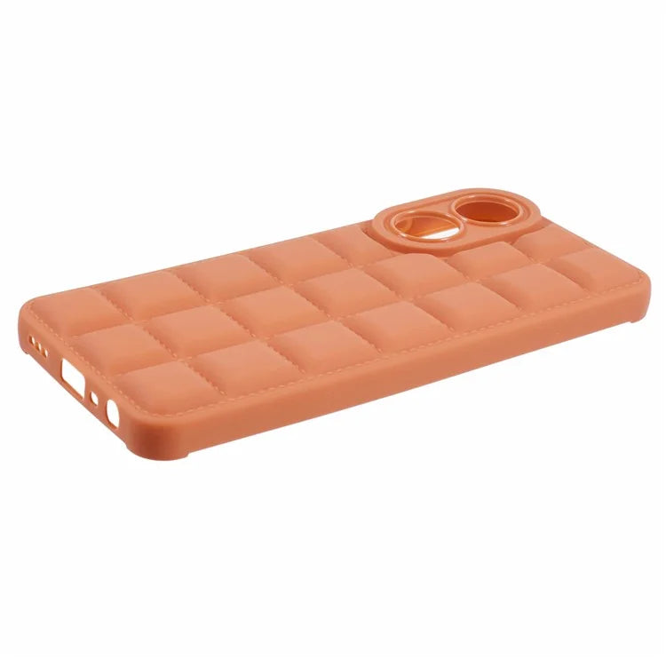 For Oppo A78 4G Protective Case Down Jacket TPU Phone Back Cover