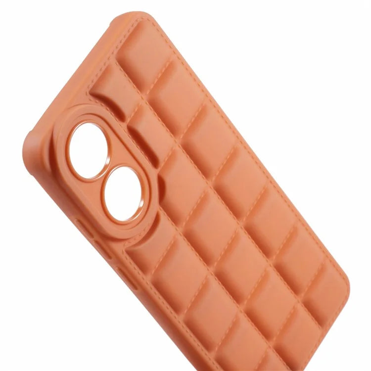 For Oppo A78 4G Protective Case Down Jacket TPU Phone Back Cover