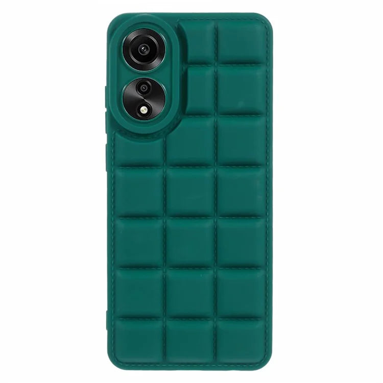For Oppo A78 4G Protective Case Down Jacket TPU Phone Back Cover