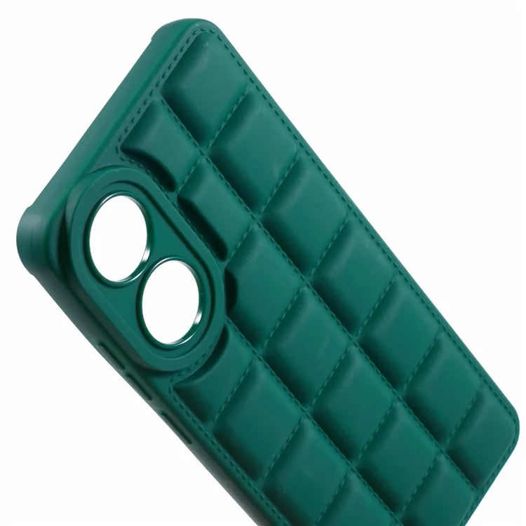 For Oppo A78 4G Protective Case Down Jacket TPU Phone Back Cover