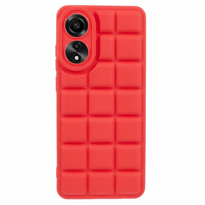 For Oppo A78 4G Protective Case Down Jacket TPU Phone Back Cover