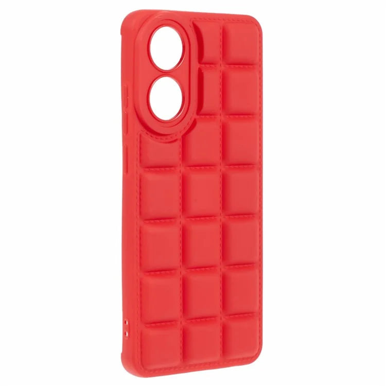 For Oppo A78 4G Protective Case Down Jacket TPU Phone Back Cover