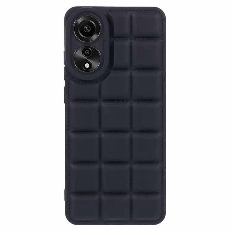 For Oppo A78 4G Protective Case Down Jacket TPU Phone Back Cover