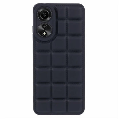 For Oppo A78 4G Protective Case Down Jacket TPU Phone Back Cover