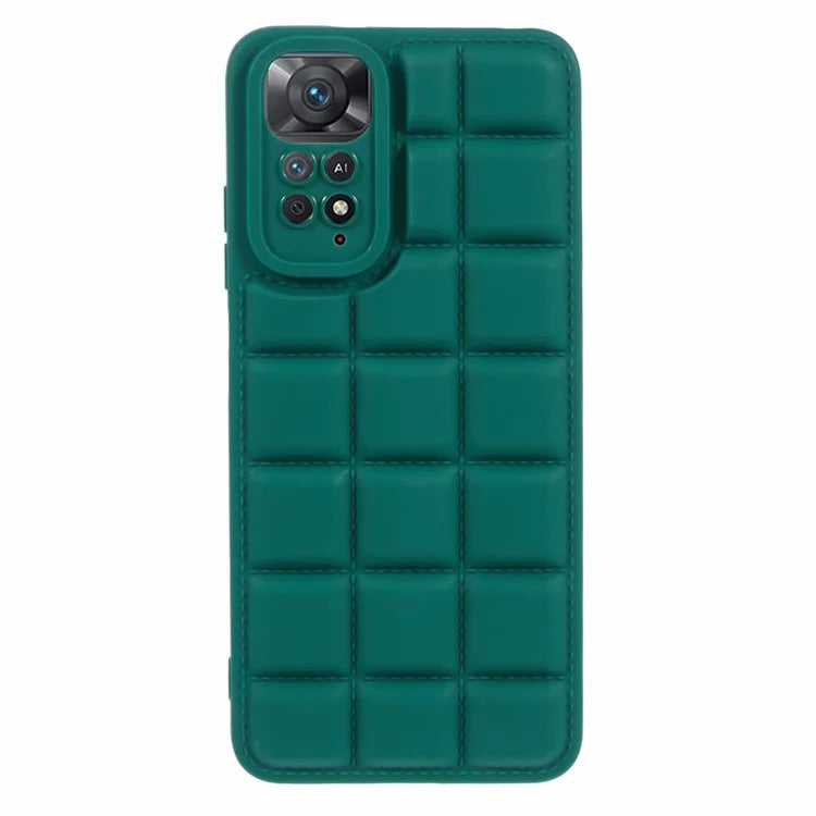 For Xiaomi Redmi Note 11 Pro 4G (MediaTek) / 5G (Qualcomm) / 11 Pro+ 5G / 11E Pro 5G / 12 Pro 4G Down Jacket TPU Phone Case