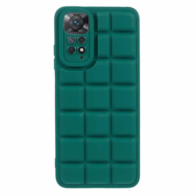 For Xiaomi Redmi Note 11 4G (Qualcomm) / 11S 5G Slim Case Anti-Drop Down Jacket TPU Phone Cover